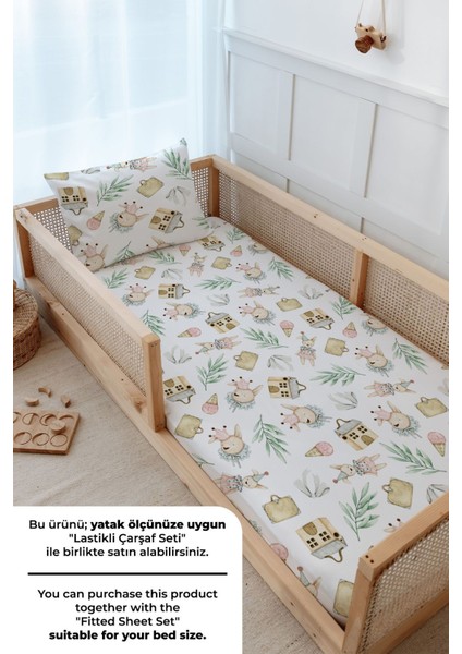 Montessori Nevresim Takımı (100 x 200) - Iconic Serisi - Antika Soytarı Oyuncak Ayı fırsatları