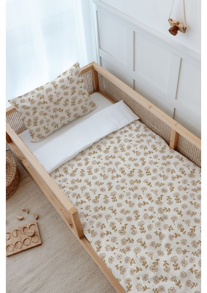 Montessori Nevresim Takımı (100 x 200) - Iconic Serisi - Tiny Flowers modelleri