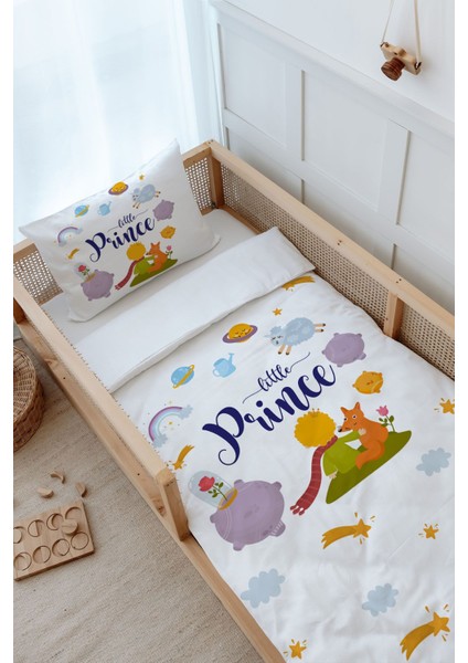 Montessori Nevresim Takımı (100 x 200) - For Baby Serisi - Küçük Prens ve Tilki modelleri