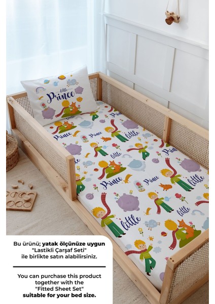 Montessori Nevresim Takımı (100 x 200) - For Baby Serisi - Küçük Prens ve Tilki fırsatları