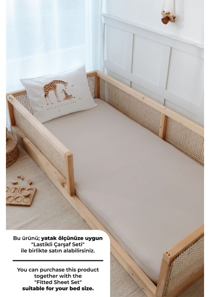 Montessori Nevresim Takımı (100 x 200) - Royal Series - Baby Giraffe fırsatları