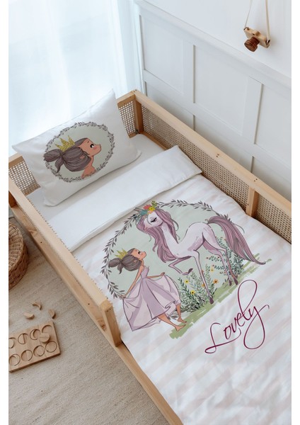 Montessori Nevresim Takımı (100 x 200) - Iconic Serisi - Unicornla Sohbet modelleri