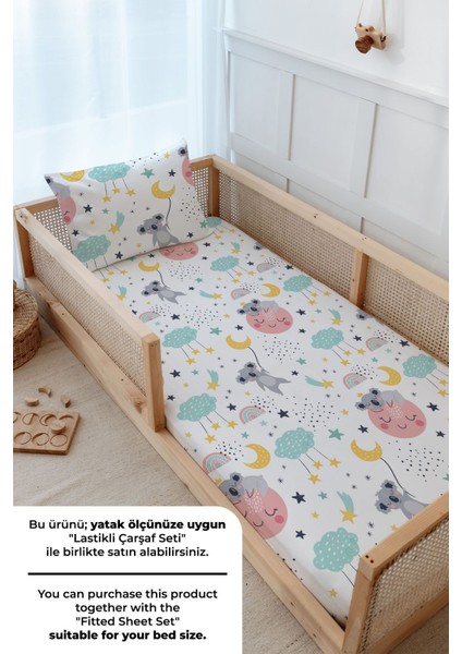 Montessori Nevresim Takımı (100 x 200) - Iconic Serisi - Uykucu Koala fırsatları