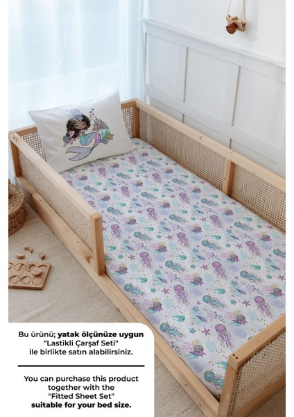 Montessori Nevresim Takımı (100 x 200) - Iconic Serisi - Brunette Mermaid fırsatları