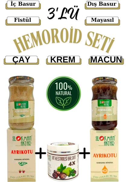 3'lü Hemoroidbasur Seti