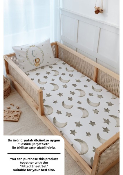 Montessori Nevresim Takımı (100 x 200) - Little Lion Series - C Harfi