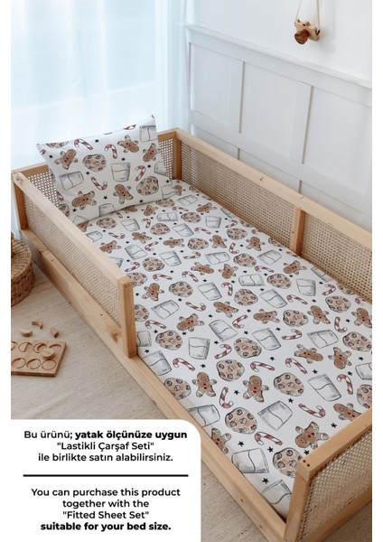 Montessori Nevresim Takımı (100 x 200) - Iconic Serisi - Cookie And Milk fırsatları