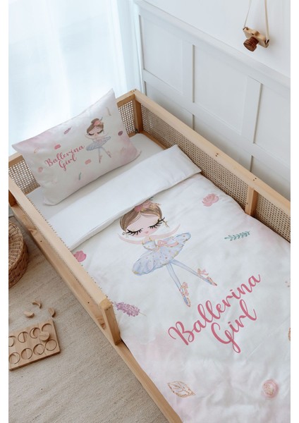 Montessori Nevresim Takımı (100 x 200) - Iconic Serisi - Beyaz Tütülü Balerin modelleri