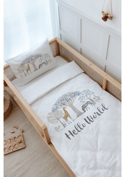 Montessori Nevresim Takımı (100 x 200) - Iconic Serisi - Safari modelleri