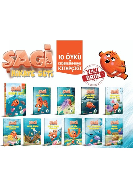 1. Sınıf Şagi Hikaye Seti (10 Kitap) fiyatları