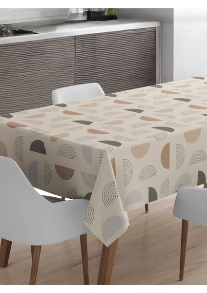 Günlük Kullanıma Uygun Geometrik Desenli Masa Örtüsü