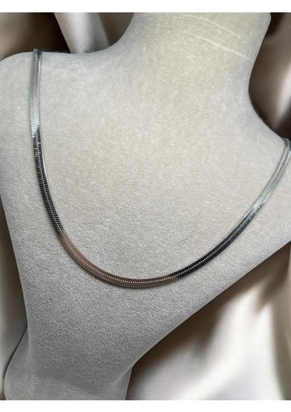 316L Paslanmaz Çelik Yılan Unisex Zincir Kolye Suya ve Kararmaya Dayanıklı modelleri