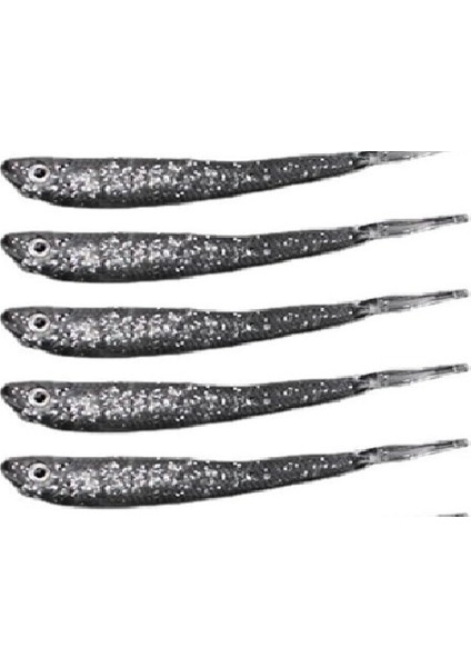 Bas Sazan Alabalık Balıkçılığı Için Gerçekçi Yüzme Yumuşak Yemi, Çatal Kuyruk Yemiyumuşak Balıkçılık Lures Silikon Yem 7cm 2g Balıkçılık Yapay Yumuşak Fly Balıkçılık Yem 5 Adet