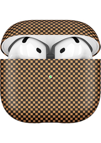 Apple Airpods 4 Airbag 43 600D Karbon Fiber Kulaklık Kılıfı Gold fiyatları