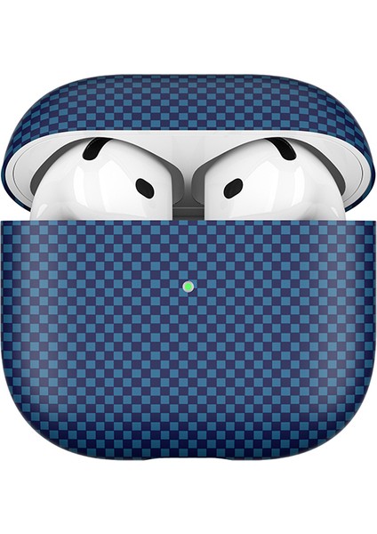 Apple Airpods 4 Airbag 43 600D Karbon Fiber Kulaklık Kılıfı Lacivert fiyatları