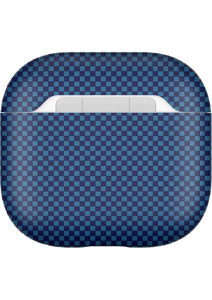 Apple Airpods 4 Airbag 43 600D Karbon Fiber Kulaklık Kılıfı Lacivert modelleri