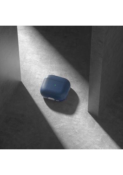 Apple Airpods 4 Airbag 43 600D Karbon Fiber Kulaklık Kılıfı Lacivert fırsatları