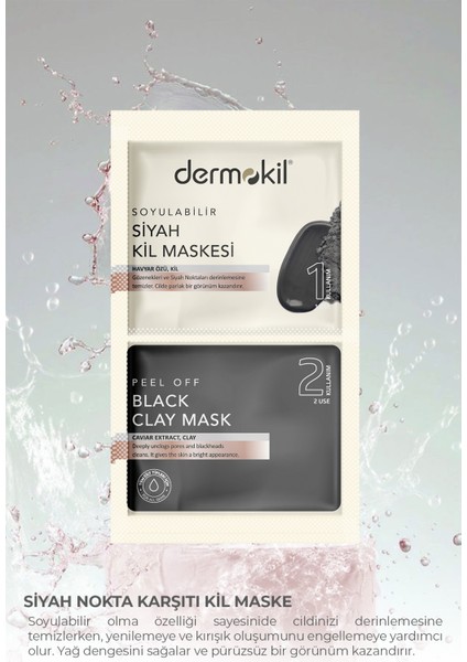 Soyulabilir Siyah Maske 2* 7.5