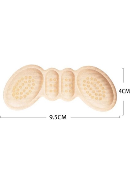 6 mm Bej Ayak Topuk Vurma Önleyici Ped Ayakkabı Daraltan Sünger Bant Topuk Koruyucu