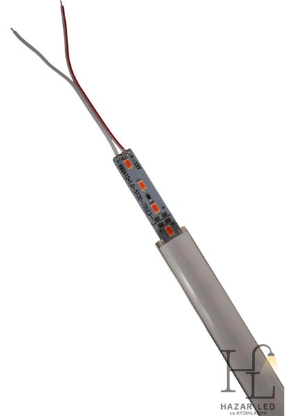 12 Volt Alüminyum Kasalı 5730 Ledli Çubuk LED Bar Grow Full Spectrum Opak Cam (Bitki Yetiştirme Ledi)