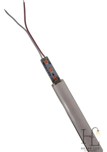 12 Volt Alüminyum Kasalı 5730 Ledli Çubuk LED Bar Grow Full Spectrum Opak Cam (Bitki Yetiştirme Ledi)