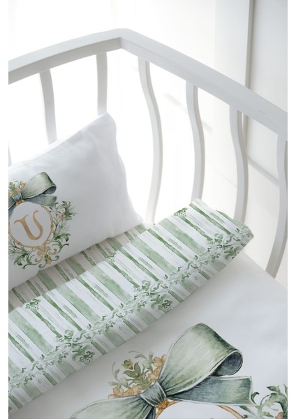 Park Yatak Nevresim Takımı (80 x 120) - Green Royal Series - U Harfi indirimleri