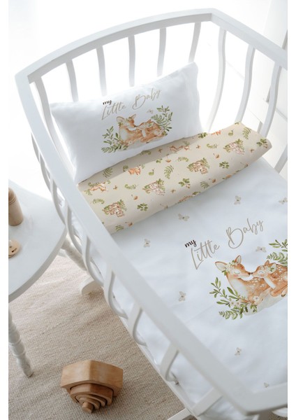 Park Yatak Nevresim Takımı (80 x 120) - For Baby Serisi - Mom And Baby Deer fırsatları