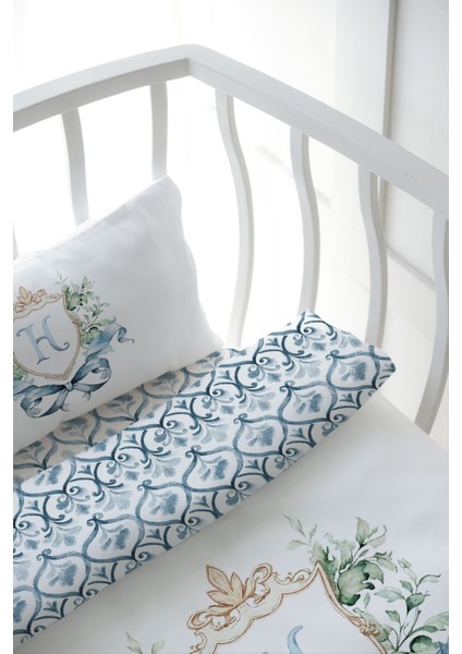 Park Yatak Nevresim Takımı (80 x 120) - Blue Royal Series - H Harfi indirimleri