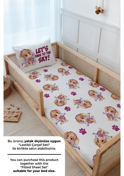 Montessori Nevresim Takımı (100 x 200) - Cartoon Serisi - Paw Patrol Skye fırsatları