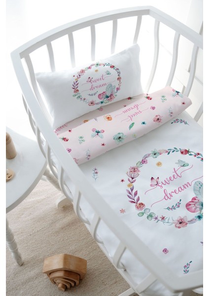 Park Yatak Nevresim Takımı (80 x 120) - For Baby Serisi - Kelebekli Çember fırsatları