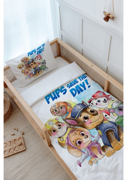 Montessori Nevresim Takımı (100 x 200) - Cartoon Serisi - Paw Patrol modelleri