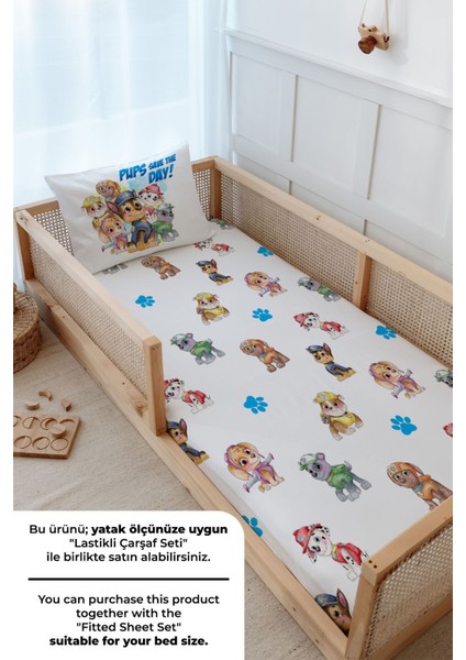Montessori Nevresim Takımı (100 x 200) - Cartoon Serisi - Paw Patrol fırsatları