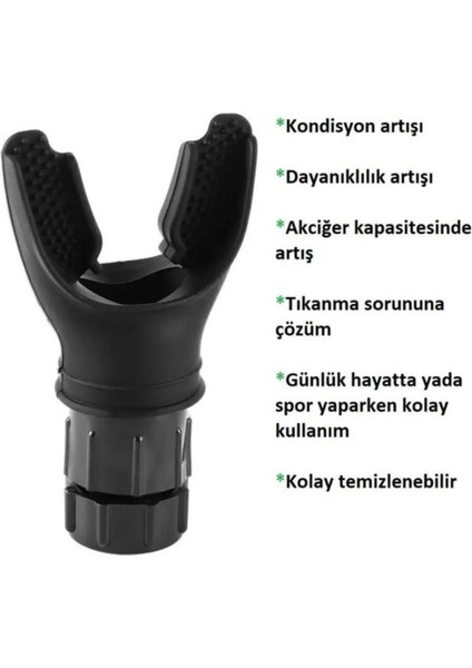 Nefes Egzersiz Aleti Profesyonel Healthpro Kondisyon Seviye Ayarlanabilir Solunum Düzenleyici fırsatları