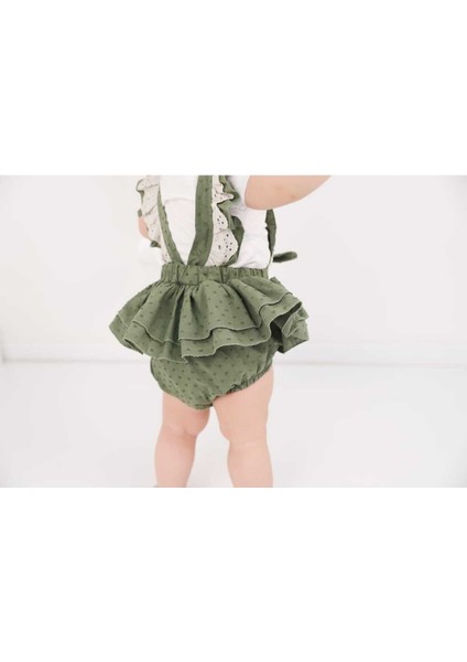 Leyal Bandanalı Fistolu Vintage Özelgün Kız Bebek Salopet Takım fiyatları