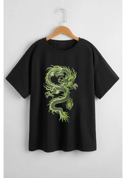 Only Trendwear Çocuk Green Dragon Pamuklu Tshirt