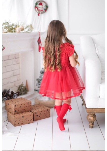 Lily Güpürlü Kabarık Özel Gün Doğumgünü Kız Çocuk Elbise fiyatları