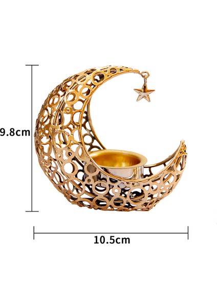 Metal Tütsü Brülör Orta Doğu Arap Festivali Parlak Hilal Siyah Altın Antik ve Zarif Avrupa Tarzı Oturma Odası Masaüstü Aromaterapi Fırın (Yurt Dışından) fiyatları