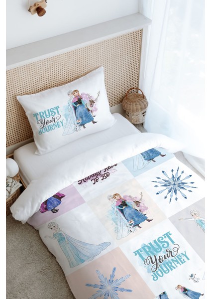 Tek Kişilik Nevresim Takımı (160X220) - Cartoon Serisi - Elsa Patchwork fiyatları