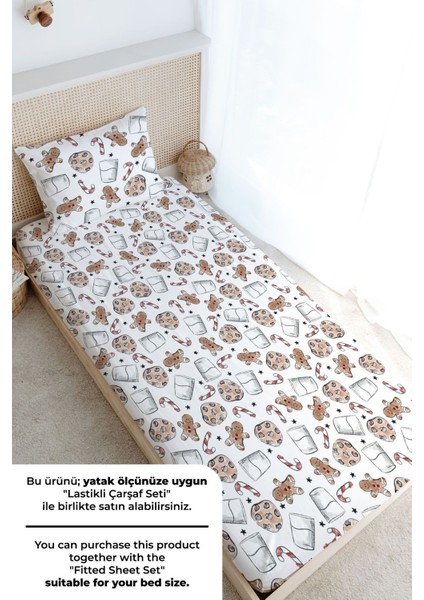 Tek Kişilik Nevresim Takımı (160X220) - Iconic Serisi - Cookie And Milk modelleri