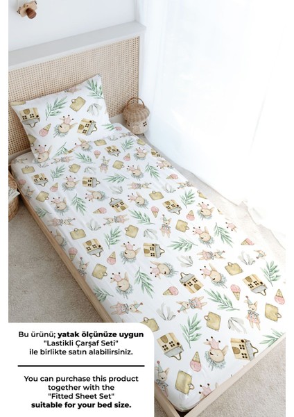 Tek Kişilik Nevresim Takımı (160X220) - Iconic Serisi - Antika Soytarı Oyuncak Ayı modelleri