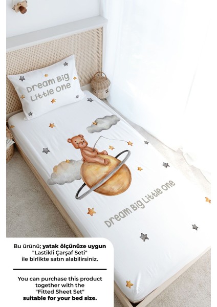 Tek Kişilik Nevresim Takımı (160X220) - Pure Baby Serisi - Yıldız Tutan Ayı modelleri