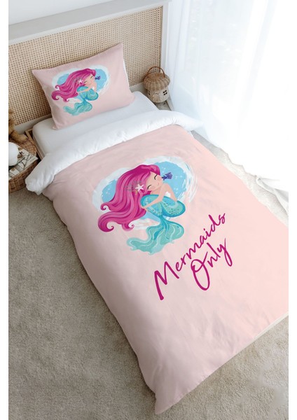 Tek Kişilik Nevresim Takımı (160X220) - Iconic Serisi - Little Mermaid