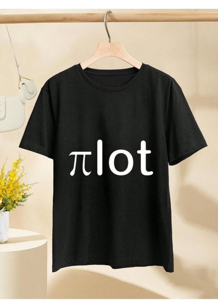 Pilot Süprem T-Shirt - Siyah Oversize Bisiklet Yaka Kısa Kol Tişört fırsatları