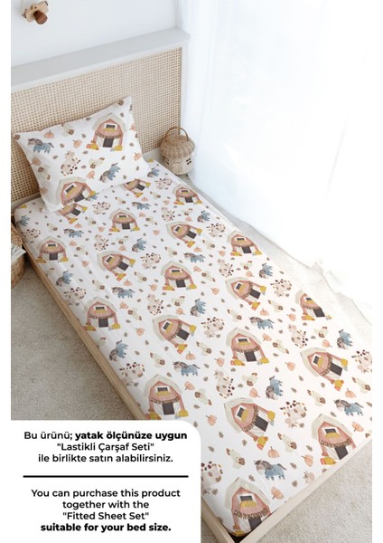 Tek Kişilik Nevresim Takımı (160X220) - Iconic Serisi - Cute Farm modelleri