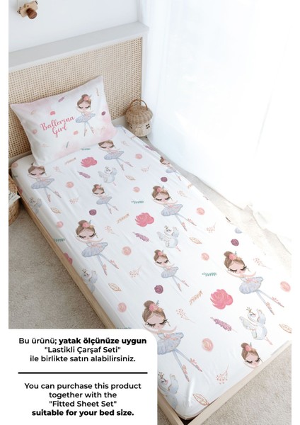 Tek Kişilik Nevresim Takımı (160X220) - Iconic Serisi - Beyaz Tütülü Balerin