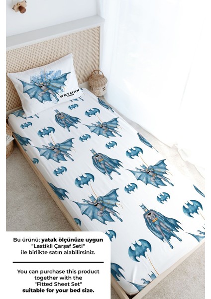 Tek Kişilik Nevresim Takımı (160X220) - Cartoon Serisi - Batman modelleri