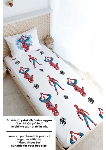 Tek Kişilik Nevresim Takımı (160X220) - Cartoon Serisi - Örümcek Adam modelleri