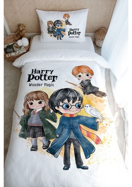 Tek Kişilik Nevresim Takımı (160X220) - Cartoon Serisi - Harry Potter fırsatları