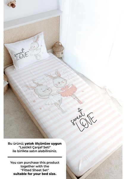 Tek Kişilik Nevresim Takımı (160X220) - Iconic Serisi - Balerin Tavşanlar modelleri