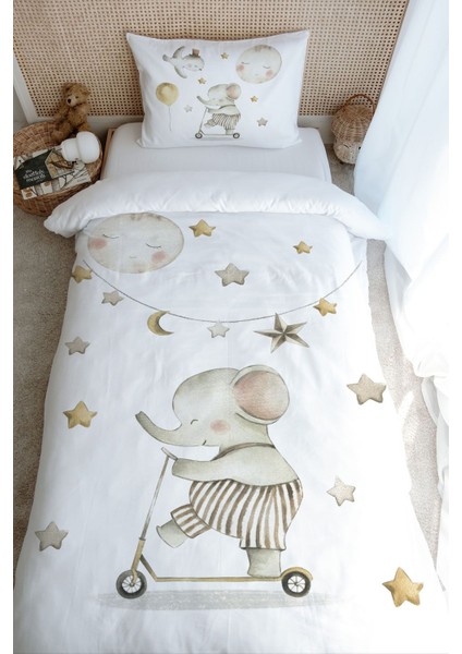 Tek Kişilik Nevresim Takımı (160X220) - Iconic Serisi - Filin Düşleri fırsatları